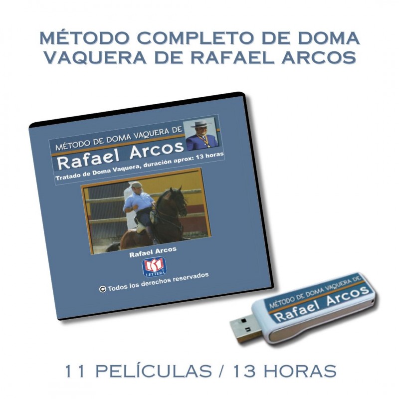 MÉTODO COMPLETO DE DOMA VAQUERA DE RAFAEL ARCOS 11 PELÍCULAS