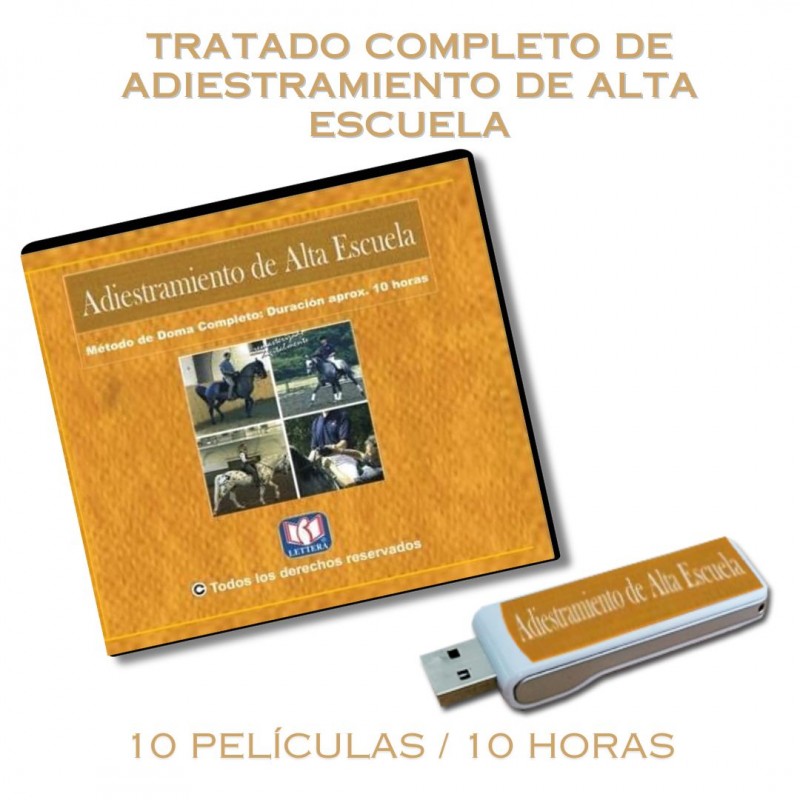 TRATADO COMPLETO DE ADIESTRAMIENTO DE ALTA ESCUELA 10 PELÍCULAS